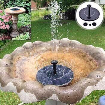 Mini fontaine d'eau solaire – Bellezafrance