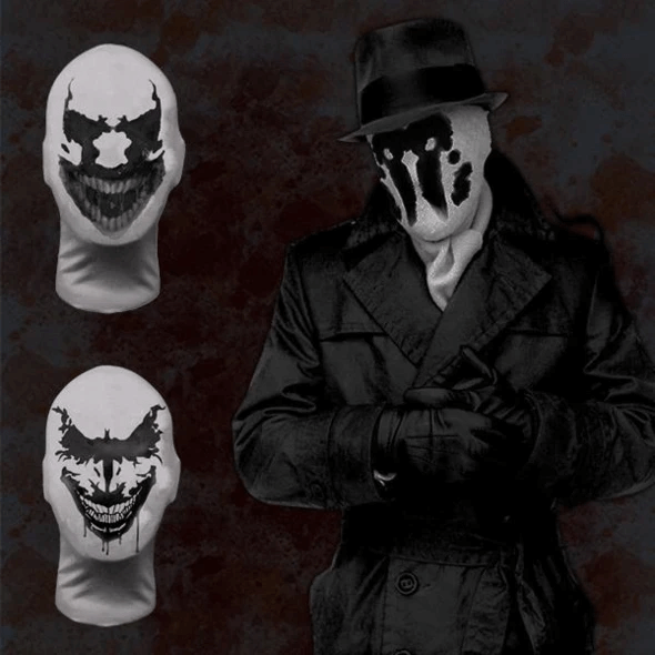 Masque de Rorschach à taches d'encre animé