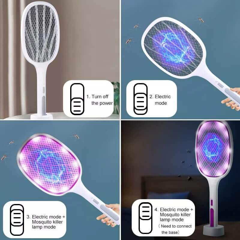 Lampe électrique anti-moustiques 2 en 1