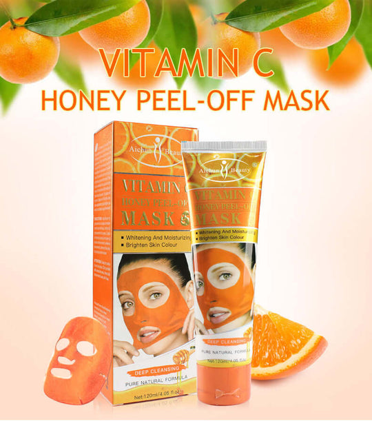 Masque Peel-off à la vitamine C et au miel