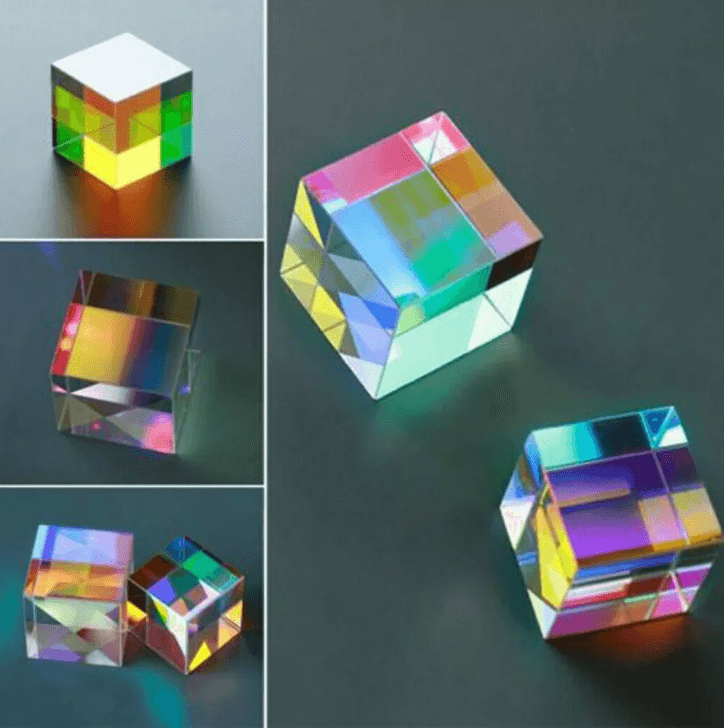 Cube à prisme optique