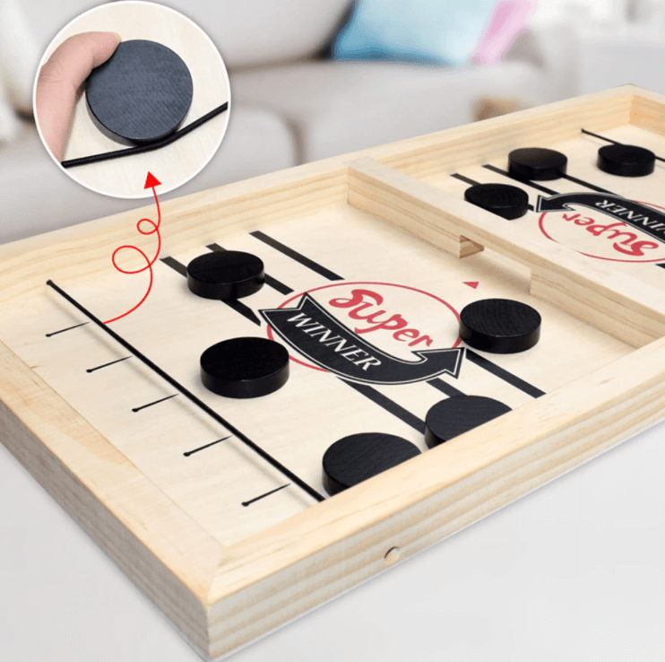 Jeu de hockey en bois