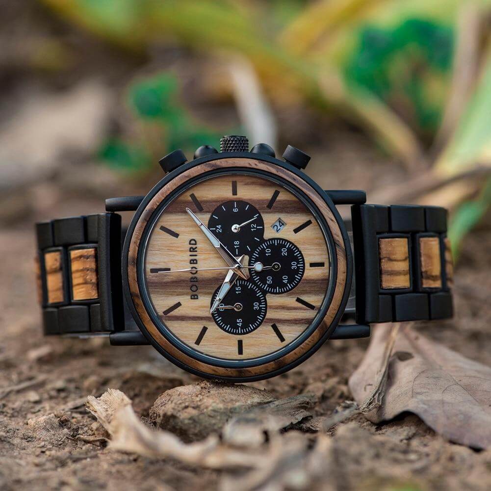 Montre bois online luxe